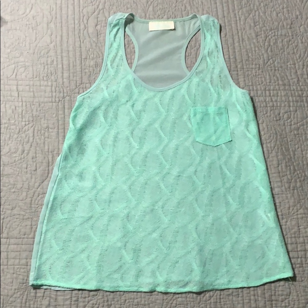 Tilly Anne Lace Front Tank Top